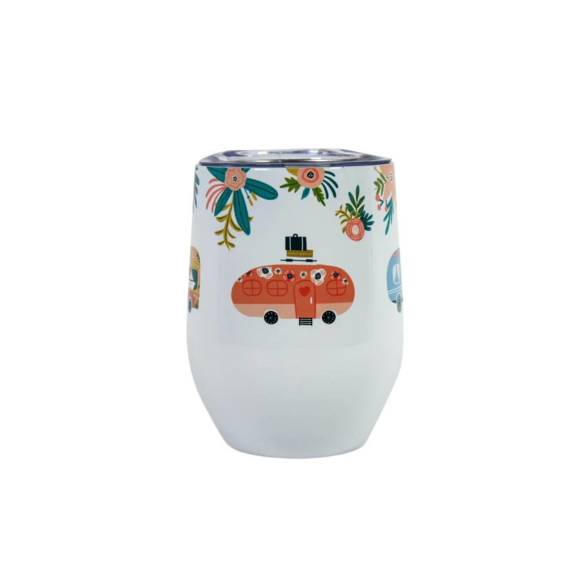 Gobelets isolé en acier inoxydable – Pour boissons chaudes et froides - Les campeuses en cavale