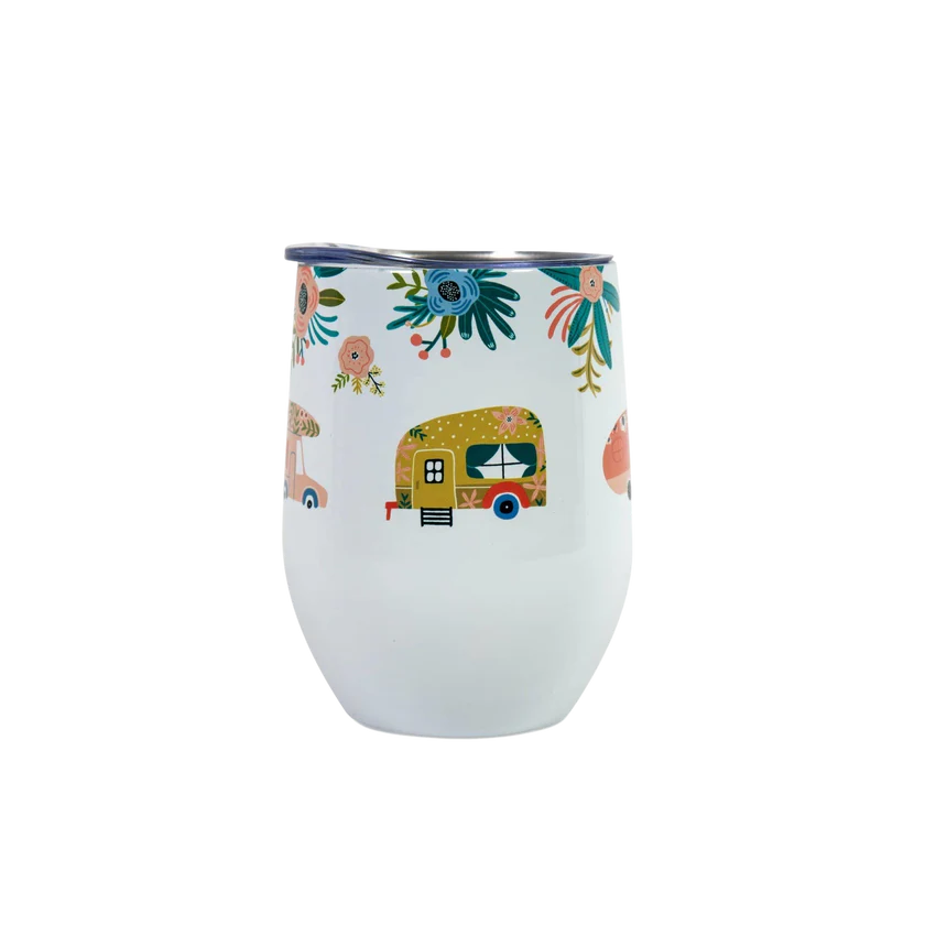 Gobelets isolé en acier inoxydable – Pour boissons chaudes et froides - Les campeuses en cavale