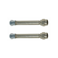 Rallonges de valve droites 2"L, paquet de 2