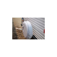Housse pneu secours 21''-22'' blanc /Chaque