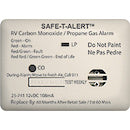 Détecteur de Fuite de Propane et Monoxyde de Carbone Safe-T-Alert™ pour VR - Alerte Sonore et Indicateur LED - 12V Câblé