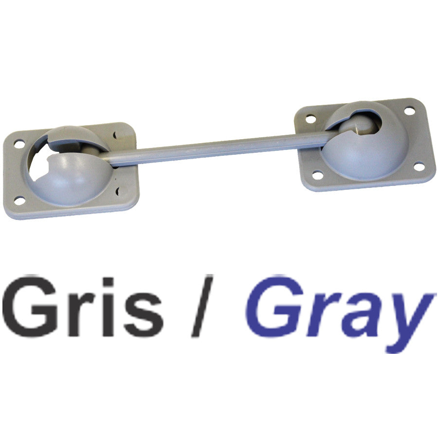 6" gray door bracket