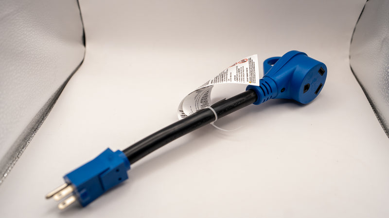 Adaptateur VR 15A Mâle vers 30A Femelle NEMA 5-15P à TT-30R – Cordon d’Alimentation