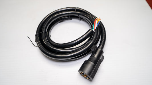 Câble remorque 7 broches extrémité libre – Prise moulée standard VR