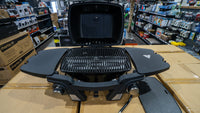 Barbecue Portatif au Gaz 2 Brûleurs 12 000 BTU avec Plaques en Fonte Émaillée