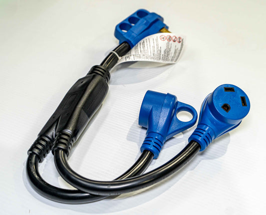 Cordon adaptateur en Y 30A pour VR – NEMA TT-30P vers 2 x TT-30R