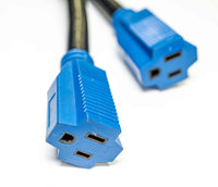Cordon Adaptateur en Y pour VR — 30A vers 2 x 15A (NEMA TT-30P vers NEMA 5-15R)