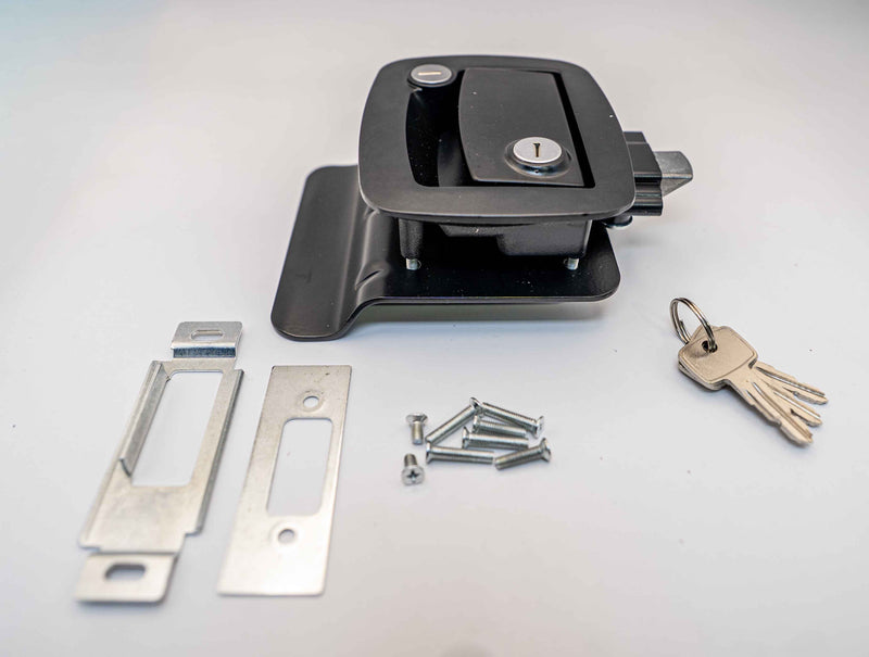 RV Door Lock for Trailer and Camper - Zinc Alloy with Deadbolt