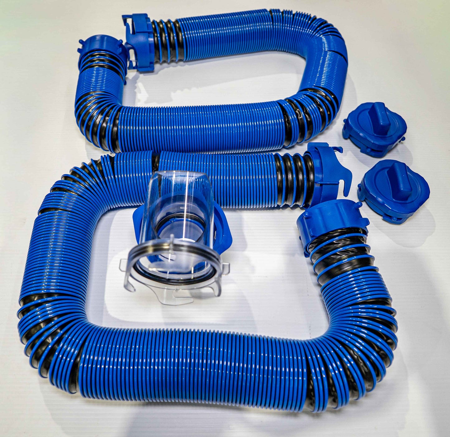 Kit de Boyau d’Égout pour VR – Boyau TPE 20 pi avec Adaptateur 4-en-1