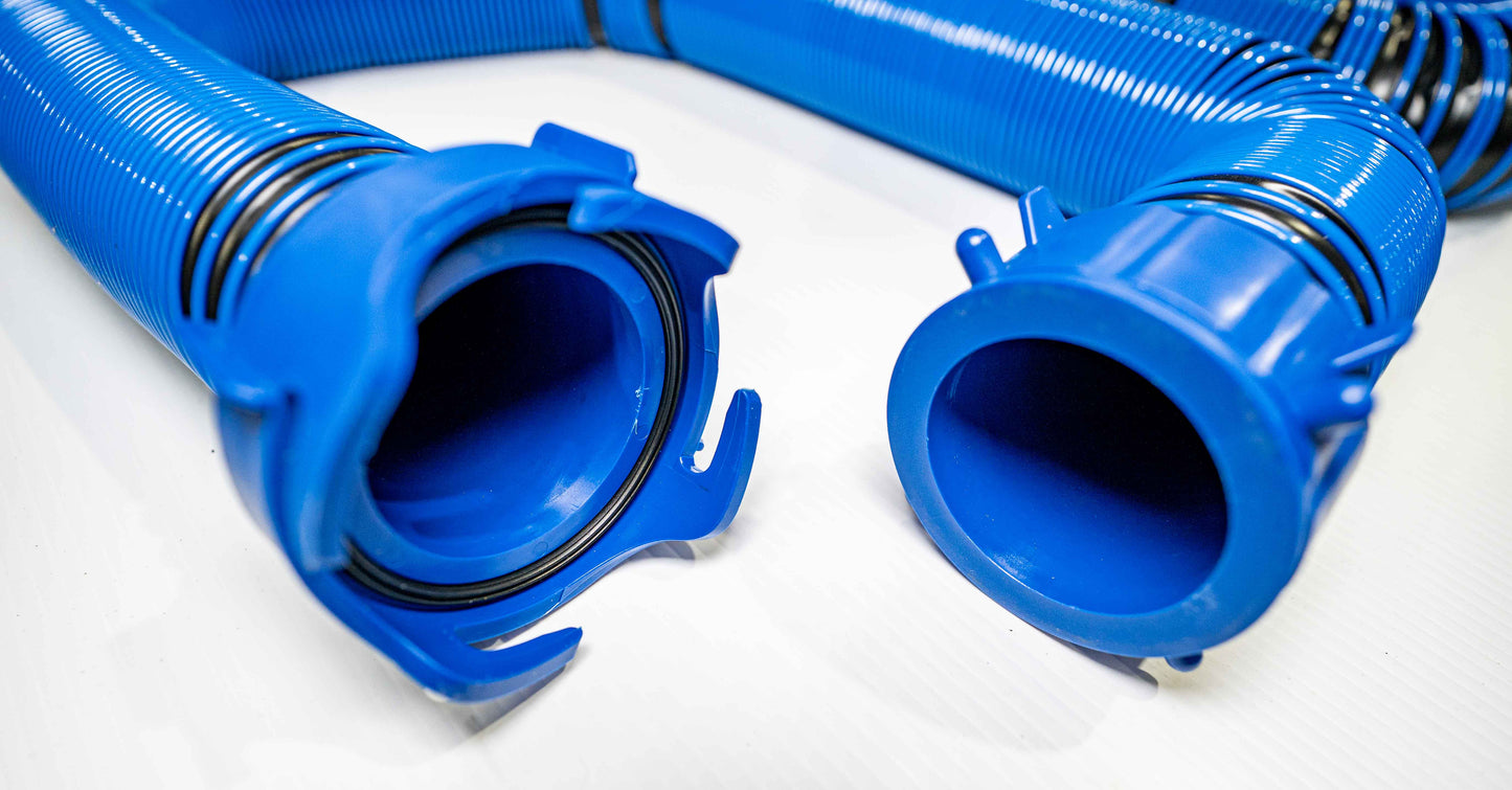 Kit de Boyau d’Égout pour VR – Boyau TPE 20 pi avec Adaptateur 4-en-1