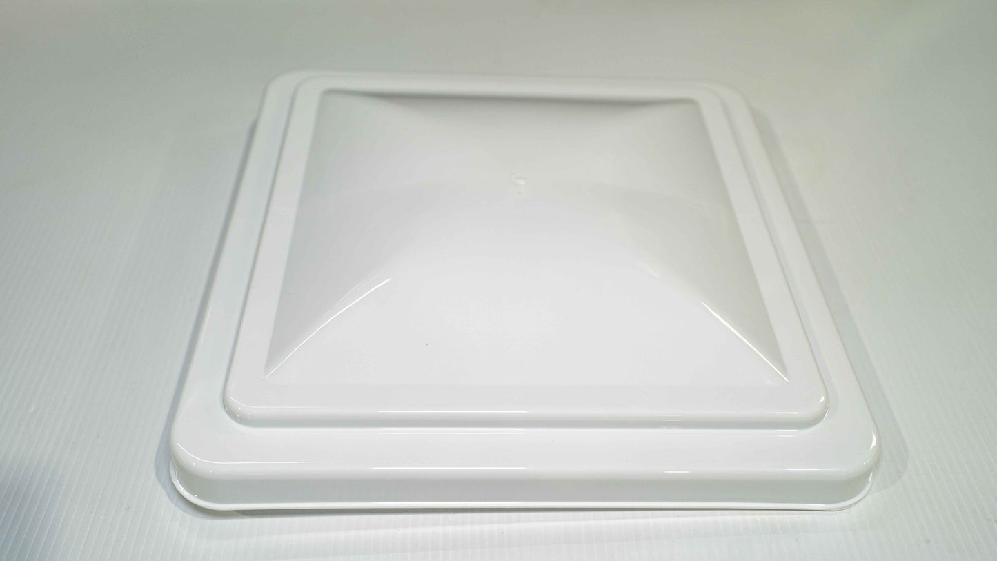 Dôme de toit pour VR 14" x 14" – Remplacement PP/ABS compatible Ventline & Elixir - Noir/Blanc