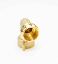 Lead-Free Brass 90° Hose Elbow – With or Without Handle | RV & Garden Accessories