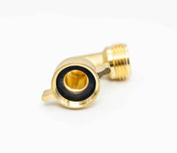 Lead-Free Brass 90° Hose Elbow – With or Without Handle | RV & Garden Accessories