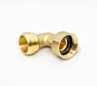 Lead-Free Brass 90° Hose Elbow – With or Without Handle | RV & Garden Accessories