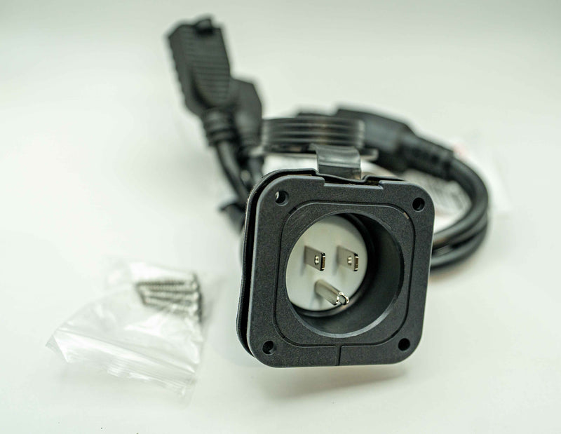 Kit d’entrée d’alimentation RV 15A 125V avec rallonge en Y – Connecteur 5-15P / 5-15R