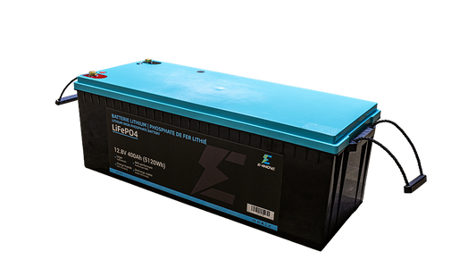 Batterie E-NNOVE LiFePO₄ 12.8V 400Ah (5120Wh) – Lithium Fer Phosphate avec BMS 200A | Modèle LFP12-400