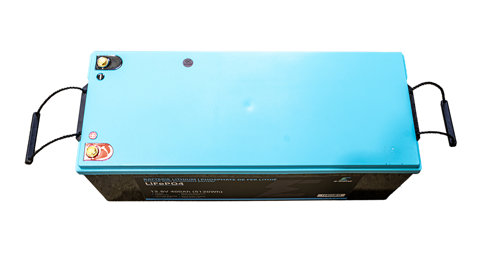 Batterie E-NNOVE LiFePO₄ 12.8V 400Ah (5120Wh) – Lithium Fer Phosphate avec BMS 200A | Modèle LFP12-400