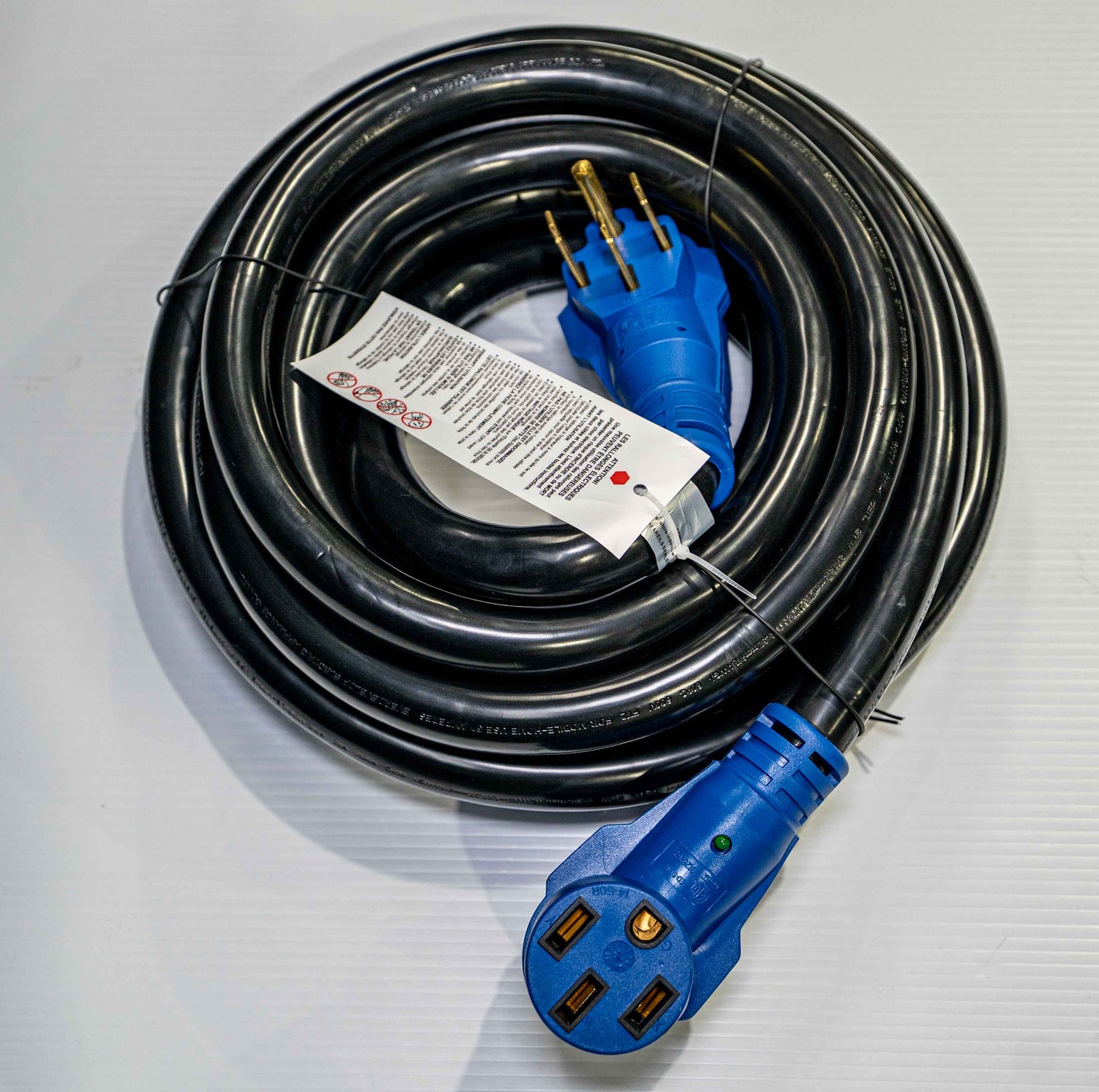 Cordon d’extension RV 50A – 14-50P à 14-50R avec indicateur | 25 ft