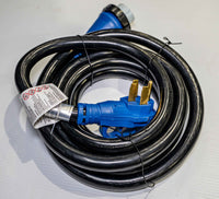 Cordon RV 50A – 14-50P vers SS 2-50R Twist Lock avec Indicateur | 15 pieds