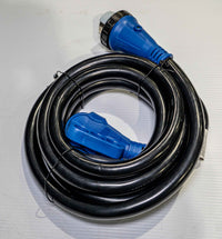 Cordon RV 50A – 14-50P vers SS 2-50R Twist Lock avec Indicateur | 15 pieds