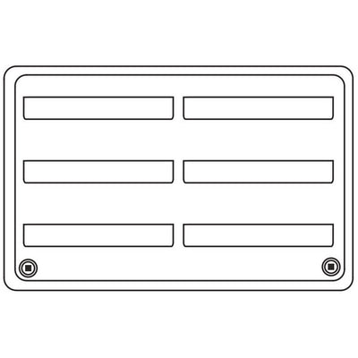 Évent latéral noir pour réfrigérateur Dometic 62-1016