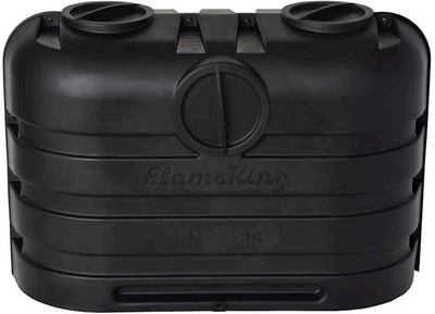Couvercle de réservoir de propane LP double 20 lb - Protection contre les débris volants, accès facile au régulateur