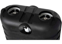 Couvercle de réservoir de propane LP double 20 lb - Protection contre les débris volants, accès facile au régulateur