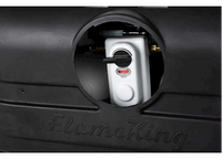 Couvercle de réservoir de propane LP double 20 lb - Protection contre les débris volants, accès facile au régulateur