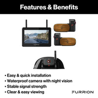 Système de Caméra de Recul Et Caméras Latérales Sans Fil Furrion Vision S® - Écran 7" - Vision Nocturne et Étanche