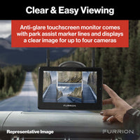 Système de Caméra de Recul Et Caméras Latérales Sans Fil Furrion Vision S® - Écran 7" - Vision Nocturne et Étanche