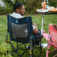 Chaise à bascule Pliable GCI Outdoor Stowaway Rocker - Confort Compact pour le Camping et les Activités de Plein Air