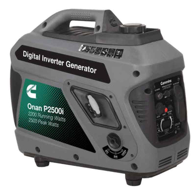 Générateur Inverseur Numérique Portable Cummins Onan P2500i - 2200 Watts - 3,4 Chevaux - Certifié EPA et CARB