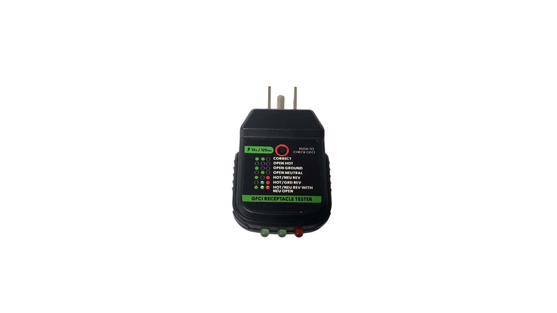 Testeur de prise GFCI 15 A / 125 V – Vérificateur de câblage électrique