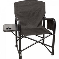 Chaise Pliable Kuma Bear Paws avec Table Latérale et Porte-Boissons - Robuste et Confortable, 350 lb
