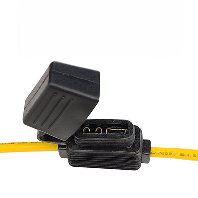 Yellow ATO Fuse Holder with Cover for Trailers
