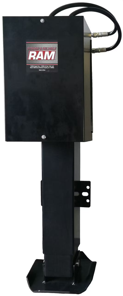Vérin hydraulique RAM 12V 12 000 lb avec télécommande – Simple jambe