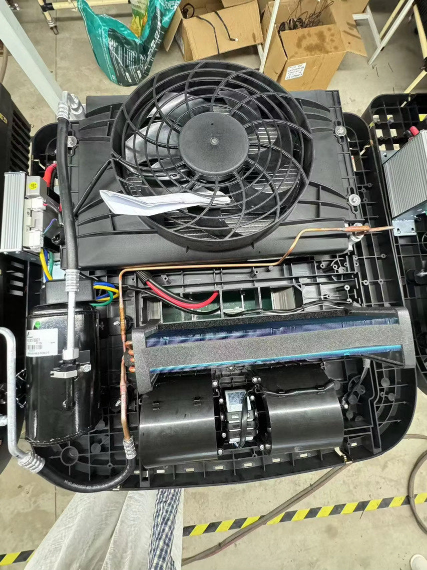 Climatiseur 12V/24V 9554 BTU avec télécommande – Ultra silencieux pour VR, camion et fourgonnette