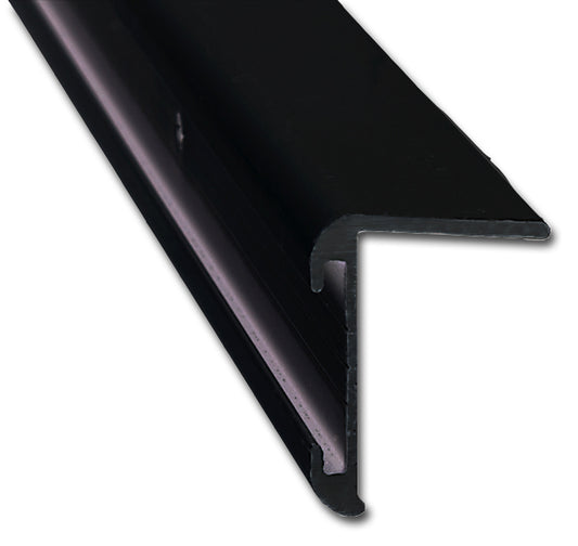 Moulure de Coin à Insertion Longue en Aluminium Noir - 16 pieds | AP Products