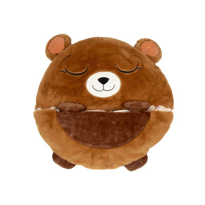 Sac de Couchage Thomas Payne ® 3-en-1 Nap Sack/ Oreiller/ Peluche Ourson - Lavable et Pliable