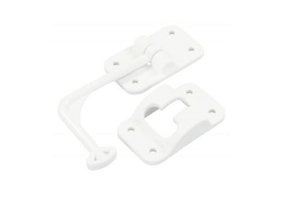 Arrêt de Porte T-Style à 90° Blanc - Plastique Durable pour VR et Auvents