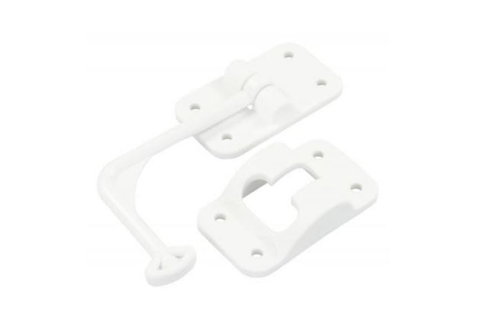 Arrêt de Porte T-Style à 90° Blanc - Plastique Durable pour VR et Auvents