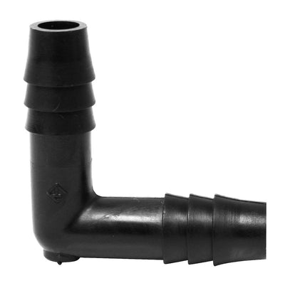 3/8" Elbow to 3/8" Barb Plumbing Adapter