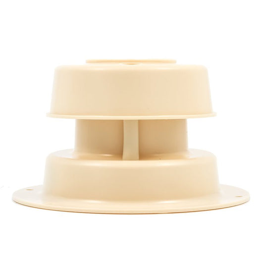 Vent d'Évacuation Camco 1-2-3/8 Pouces - Remplacement OEM pour RV, Blanc Colonial