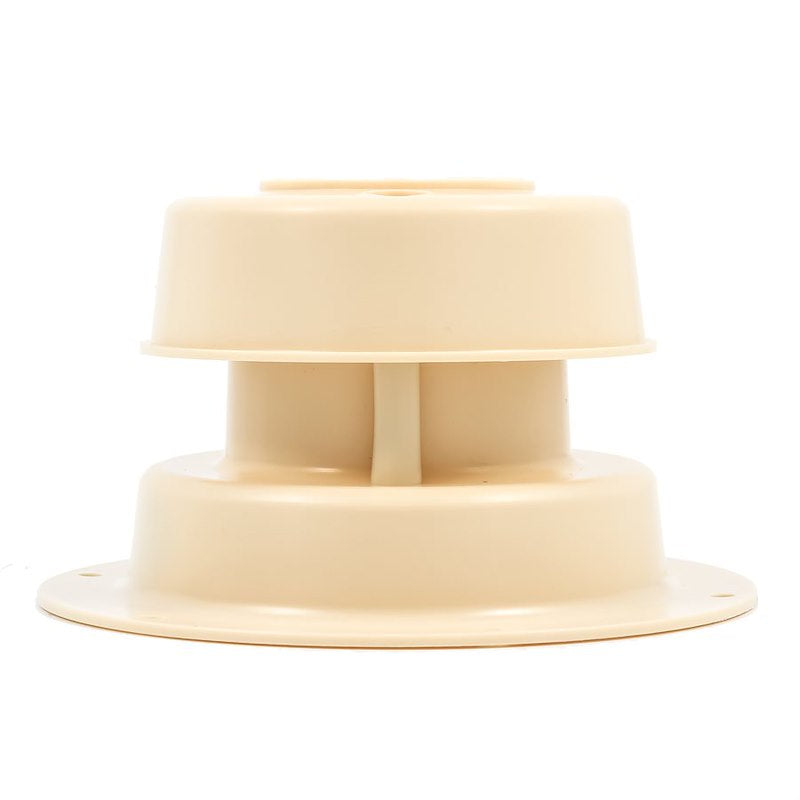 Vent d'Évacuation Camco 1-2-3/8 Pouces - Remplacement OEM pour RV, Blanc Colonial