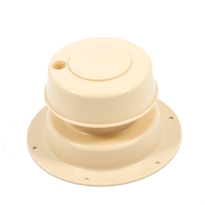 Vent d'Évacuation Camco 1-2-3/8 Pouces - Remplacement OEM pour RV, Blanc Colonial