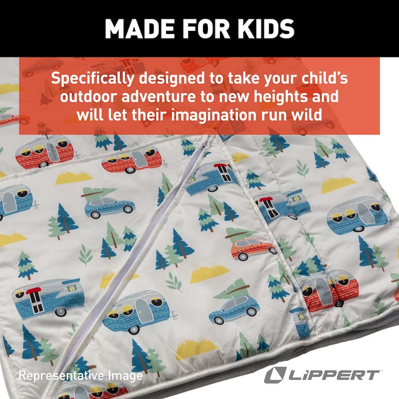 Sac de Couchage Thomas Payne® - 1 Personne (5 Ans et Plus) - Lavable en Machine et Facile à Transporter