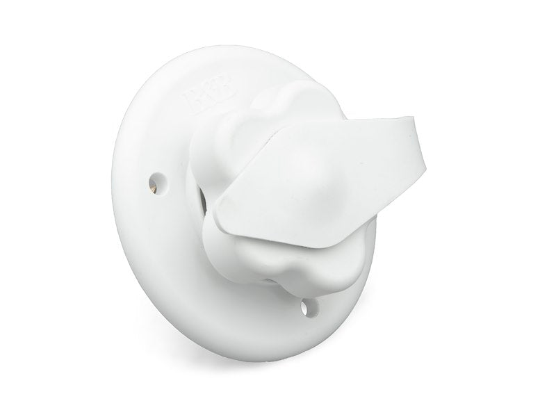 Entrée d'eau potable avec vanne anti-retour – 1/2" MPT, Blanc UV, Résistant aux impacts