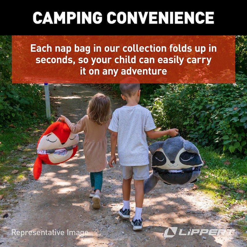 Sac de Couchage Thomas Payne® 3-en-1 pour Enfants (5+ ans) - Oreiller, Jouet en Peluche et Sac de Sieste