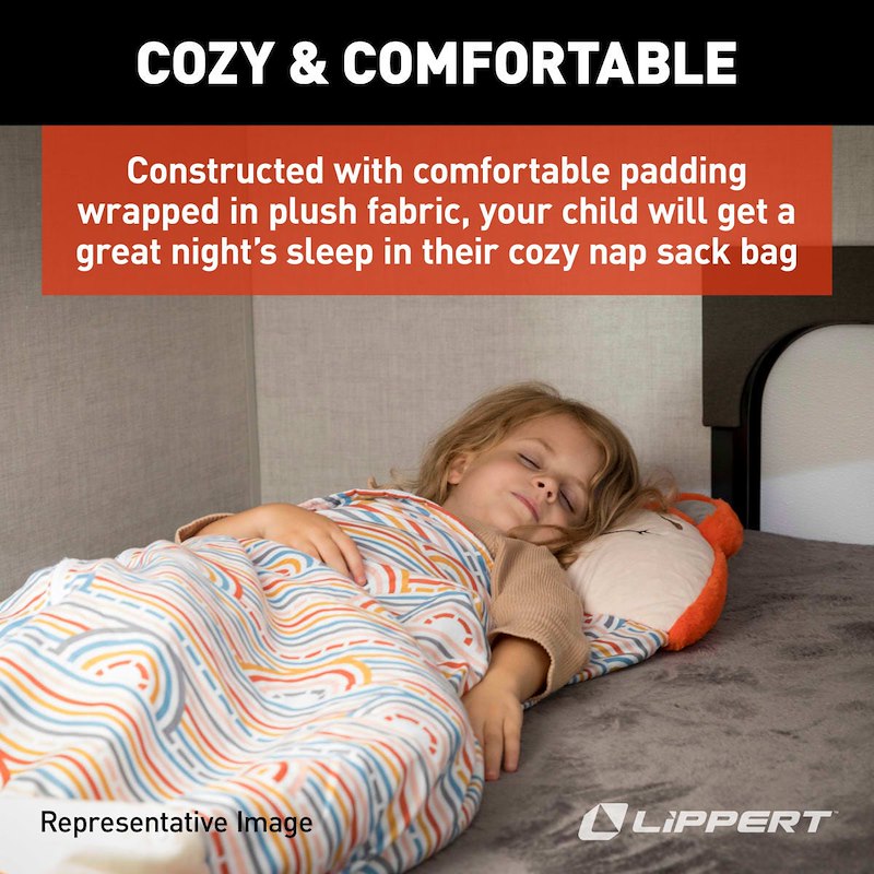 Sac de Couchage Thomas Payne® 3-en-1 pour Enfants (5+ ans) - Oreiller, Jouet en Peluche et Sac de Sieste