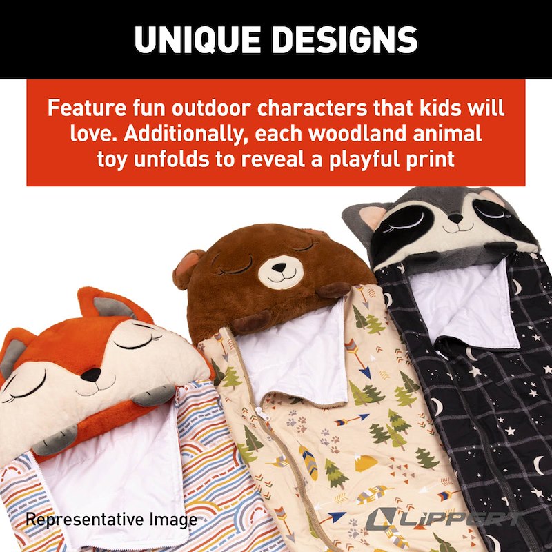 Sac de Couchage Thomas Payne® 3-en-1 pour Enfants (5+ ans) - Oreiller, Jouet en Peluche et Sac de Sieste